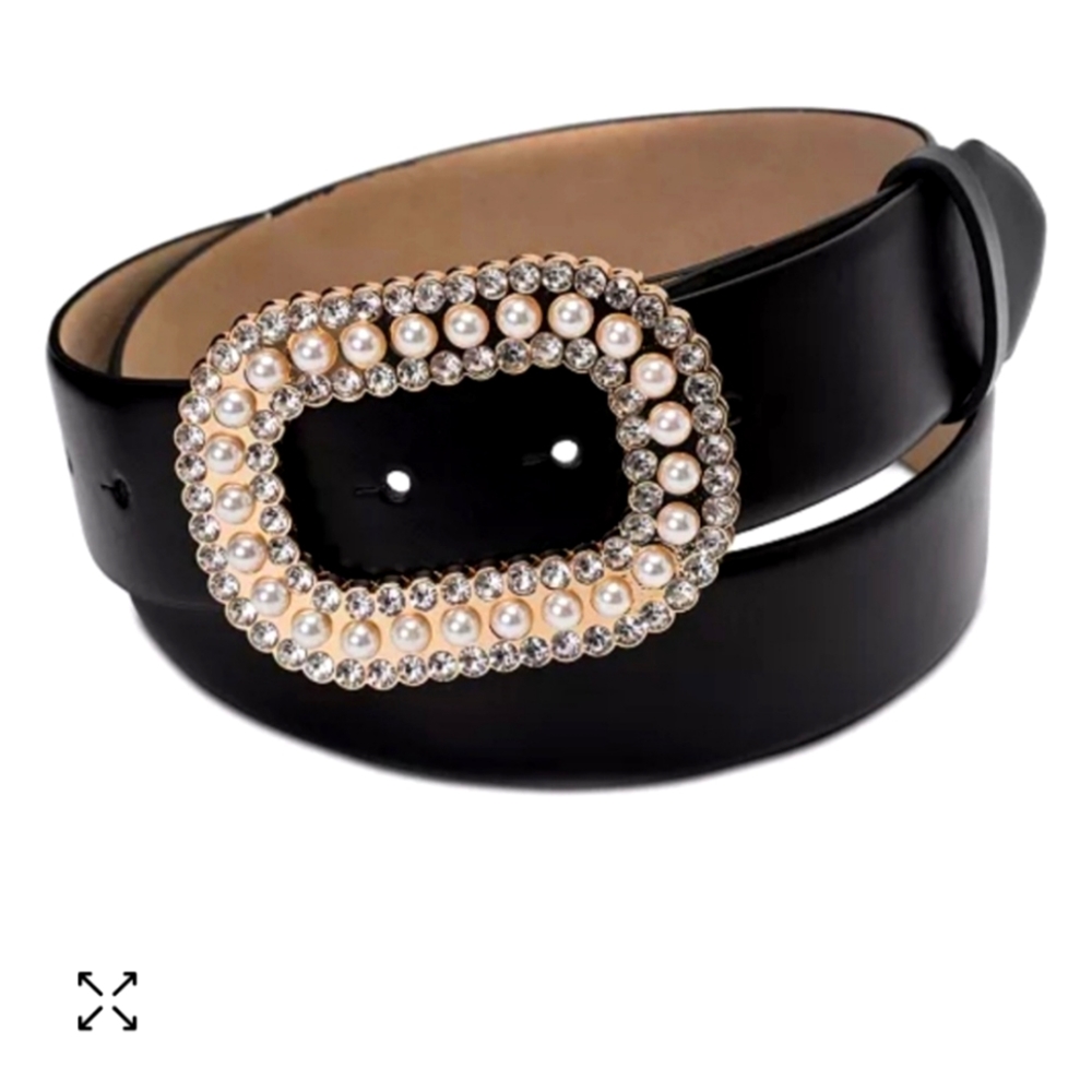 INC Pearl Buckle Belt